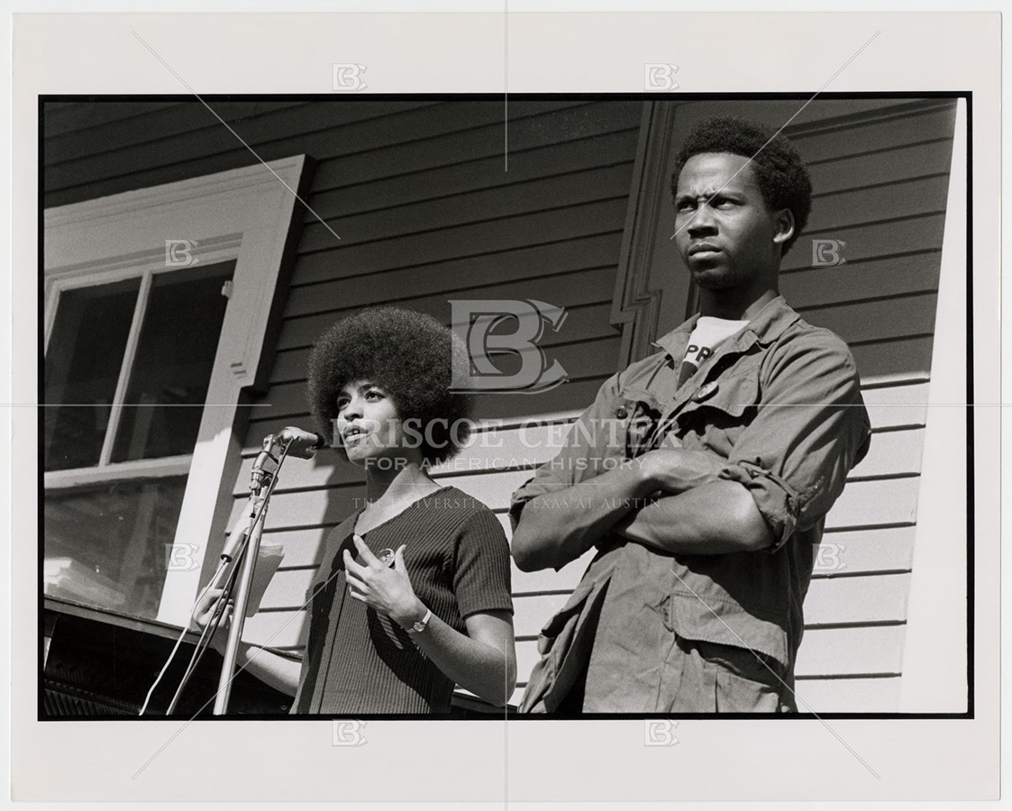 Angela Davis, 1969; Story: Black Panther Party, Stephen Shames Photographic Archive, e_shames_0008.