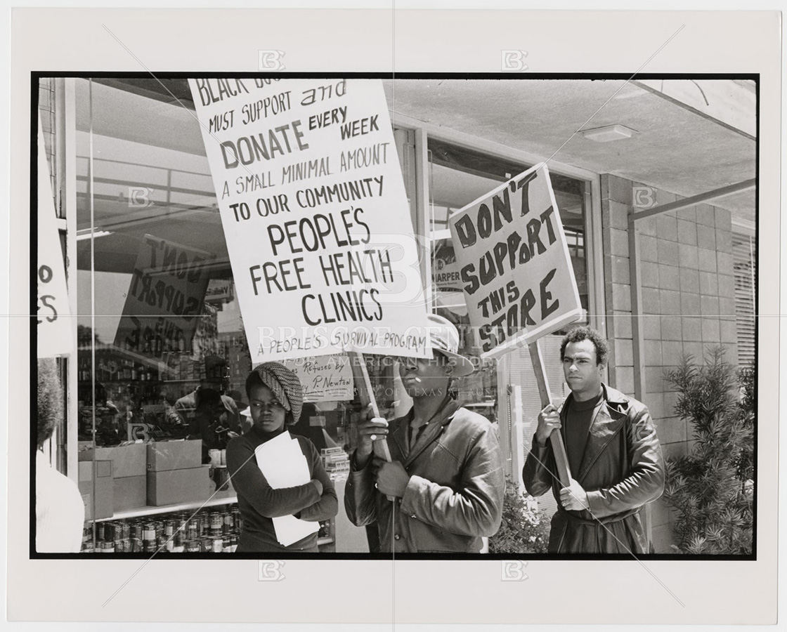 Boycott Bill's Liquors, 1971; Story: Black Panther Party, Stephen Shames Photographic Archive, e_shames_0021.