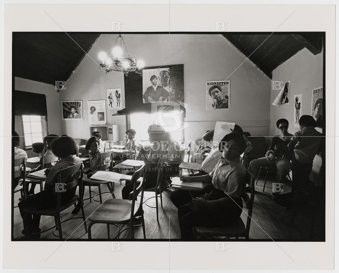 Panther School, 1971; Story: Black Panther Party, Stephen Shames Photographic Archive, e_shames_0025.