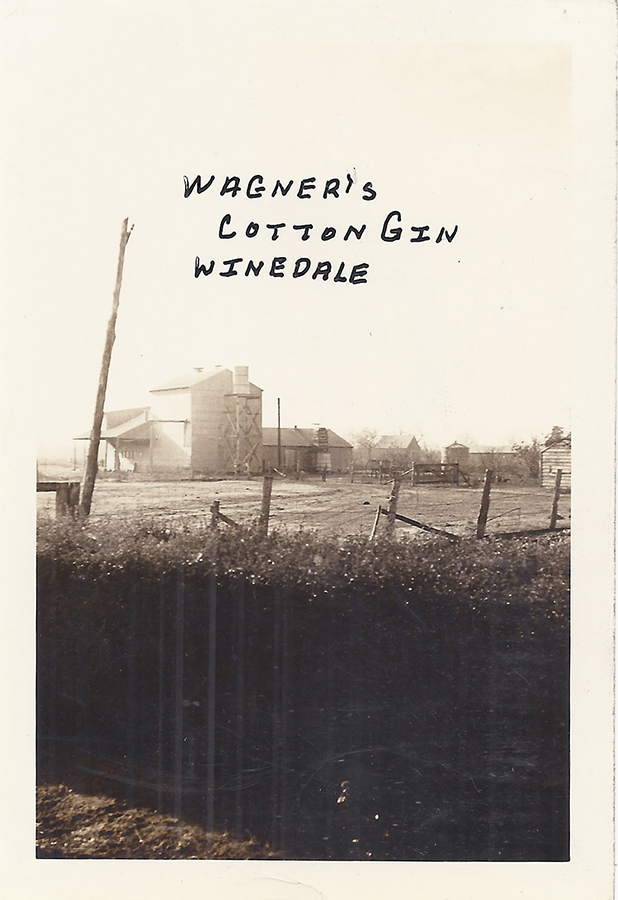 A photo of what the Wagner's cotton gin looked like
