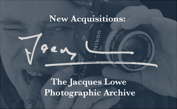 New Acquisitions: The Jacques Lowe Photographic Archive
