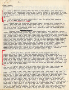 Doris Kearns notes from Lyndon Johnson and the American Dream. Doris Kearns Goodwin Papers