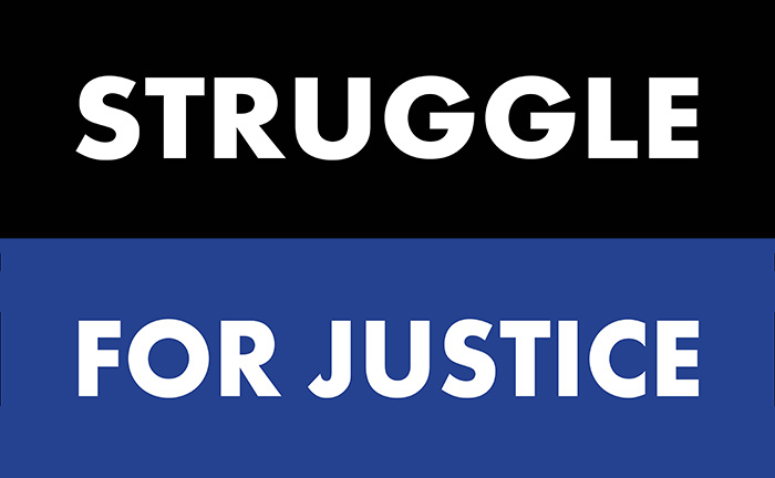 Struggle for Justice exhibition logo